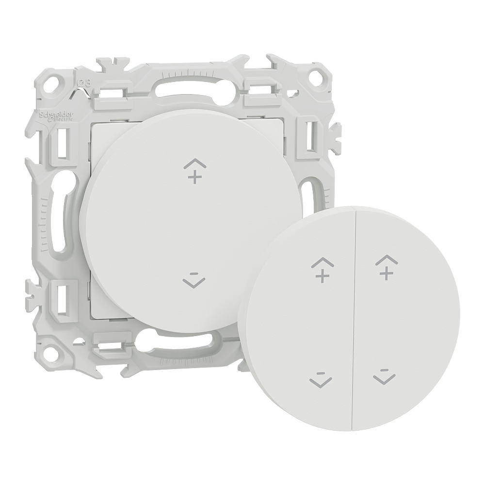 Wiser Odace commande sans fil 4 BP blanc